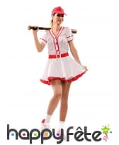 Tenue de joueur de baseball pour femme, image 1