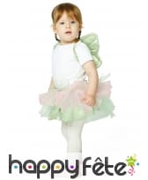 Tutu de la Fée Clochette en tulles avec ailes