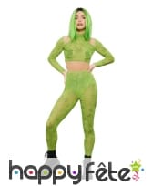 Tenue de Miss Cannabis pailletée pour femme