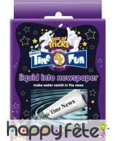 Tour de magie journal magique