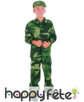 Tenue de petit militaire imprimé camouflage, image 3