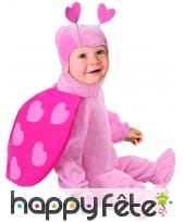 Tenue de petite coccinelle rose pour bébé