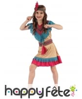 Tenue de petite Indienne colorée pour enfant