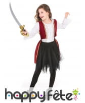 Tenue de petite pirate baroque