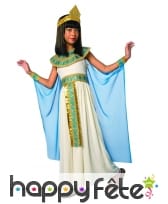 Tenue de petite reine égyptienne avec cape, image 3