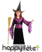 Tenue de petite sorcière avec motifs têtes de mort, image 3
