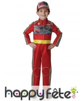 Tenue de pilote de course Cars 3 pour enfant, image 1