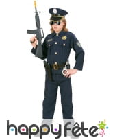 Tenue de policier bleue pour enfant, image 1