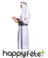 Tenue de prince arabe blanche et violette, image 2