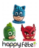 Tête de Pyjamasques en gélatine 5cm