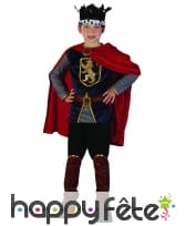 Tenue de roi médiéval pour enfant, image 3
