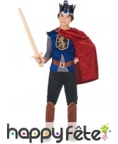 Tenue de roi médiéval pour enfant