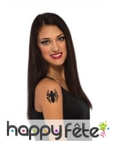 Tatouage de Spiderman araignée noire