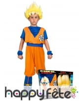 Tenue de Son Goku super guerrier,enfant, coffret