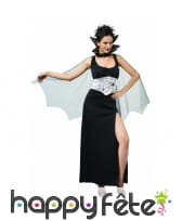 Tenue de sorcière araignée jambe échancrée, image 1