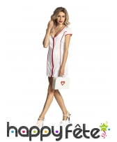 Trousse de secours blanche coeur rouge, 25x18cm