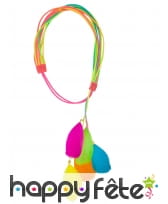 Tour de tête avec plumes colorées pour enfant