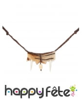 Tour de tête homme des cavernes en fausse peau, image 1