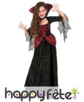 Tenue de vampire pour enfant, manches araignées