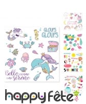 Tatouage éphémère d'été