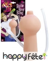 Tétine en forme de sein pour bouteille