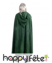 Tenue elfe médiéval vert et argenté pour homme, image 1