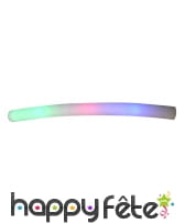 Tube en mousse lumineux tricolore pour rasta