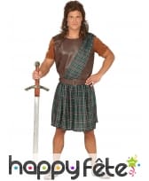 Tenue écossaise style "Braveheard" pour homme