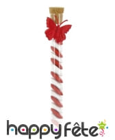 Tube en verre de 15 cm avec bouchon de liège, image 1