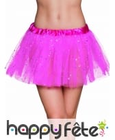 Tutu fuchsia étoilé pour femme