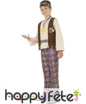 Tenue hippie fleurie pour enfant, image 2
