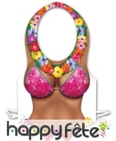 Tablier imprimé danseuse Hawaïenne