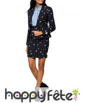 Tailleur imprimé Pac Man pour femme