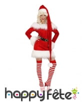 Très long bonnet de Noël 145cm