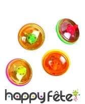 Toupie lumineuse en plastique de 4,5cm