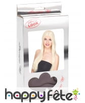 Très longue perruque blonde lisse, luxe, image 2