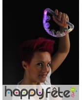 Tambourin lumineux transparent