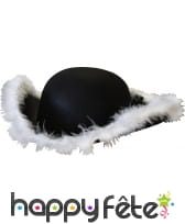 Tricorne marabout noir adulte