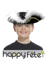 Tricorne marabout noir enfant, image 1