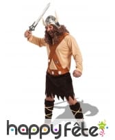 Tunique marron pour homme de redoutable Viking