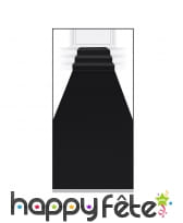 Tapis noir de 60 x 450 cm