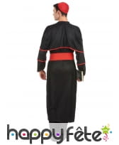 Tenue noire de religieux, liseret rouge, image 2