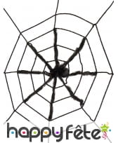 Toile noire et araignée, 130cm