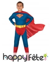Tenue officielle de superman pour enfant