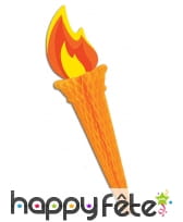 Torche olympique en papier alveole