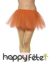Tutu orange fluo en résille. Années 80's, image 1