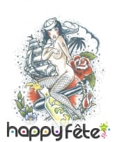 Tatouage pinup de marin