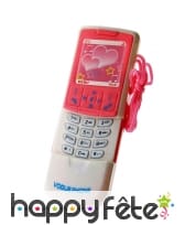 Téléphone qui parle avec lumière