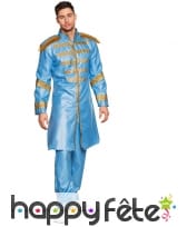 Tenue roi de la pop bleu pour adulte