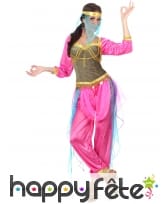 Tenue rose de danseuse orientale